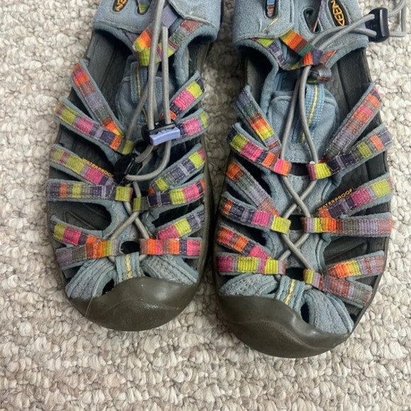 Keen Women's size 5 hiking sandals rainbow - Picture 7 of 9